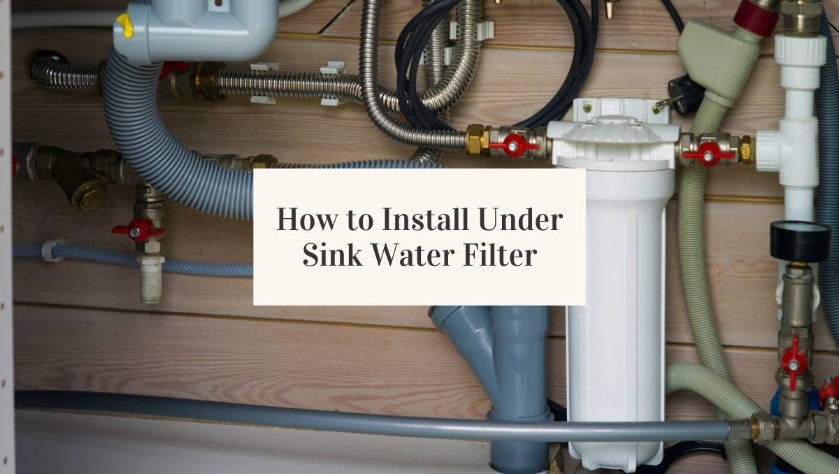 Under Sink Water Filter Installation Guide Jug Free