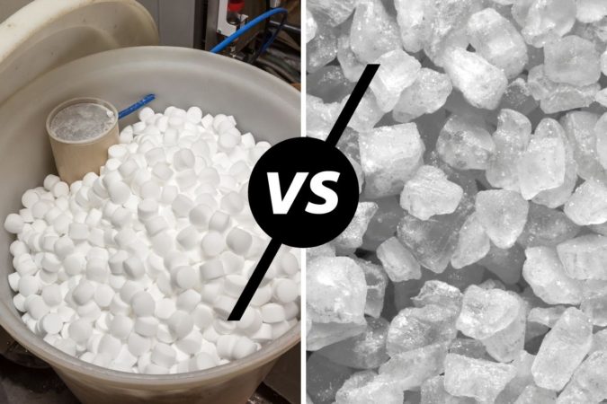 Salt Pellets vs Salt Crystals