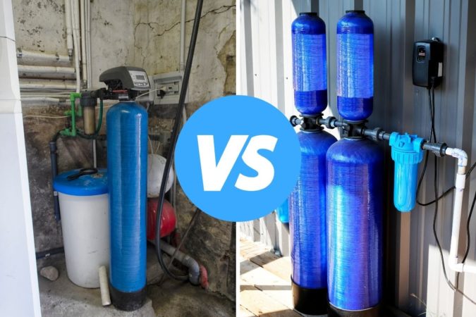water softener and water filter