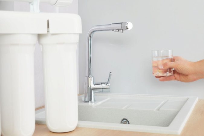 reverse osmosis system in kitchen