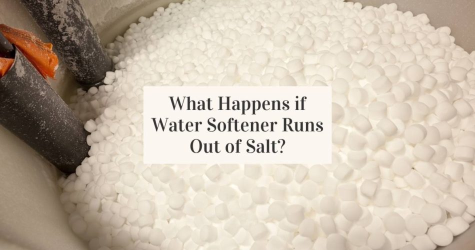 What Happens if Water Softener Runs Out of Salt
