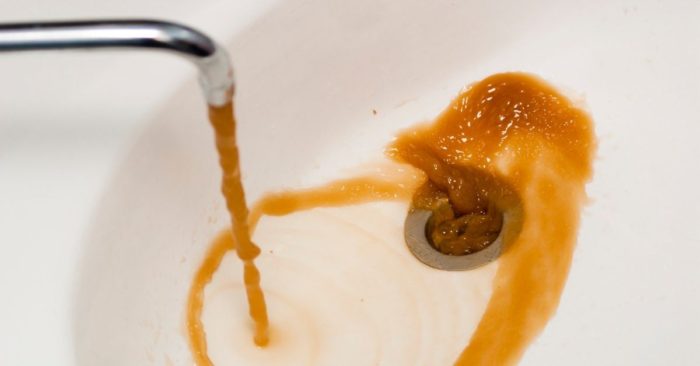 how to get rid of brown well water